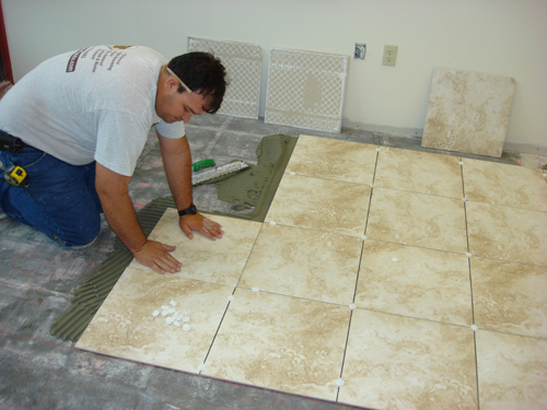 18x18 Porcelain Tile Installation Miramar FL